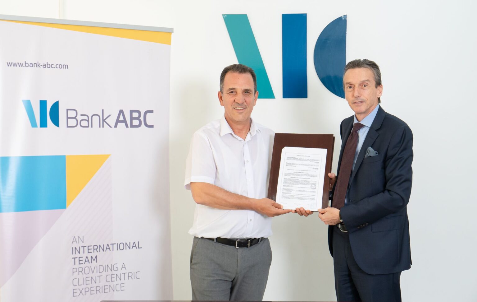 Signature d'un Nouvel Accord de Prêt entre Bank ABC Tunisie et Enda Tamweel - Photo : ABC Bank